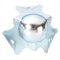 Adam Hall 4113 Pocinkovana Ćošak kugla sa upustom za lajsne 22mm